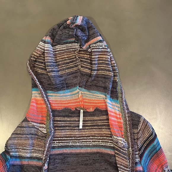 free people multicolor long sweater - Picture 3 of 4